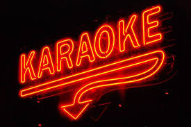 Voorbeeld karaoke podium