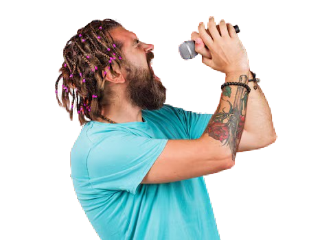 Karaoke zanger